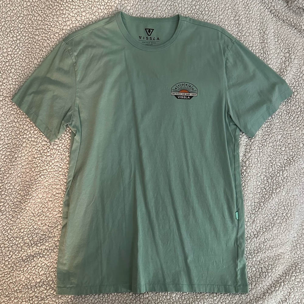 Vissla Jah Shaka Surf tee, M, NWOT